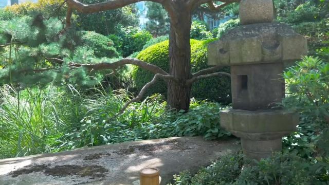 Le jardin japonais du quai Lamandé au Havre dans le clip O'Kartier C'est La Hess du 4KEUS GANG