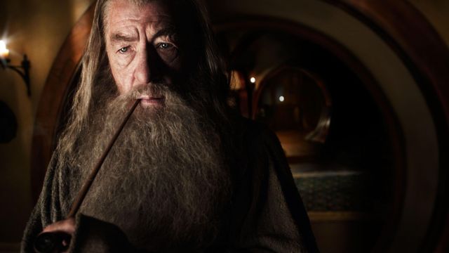La Pipe de Gandalf (Ian McKellen) comme on le voit dans Le Hobbit: Le Voyage Inattendu
