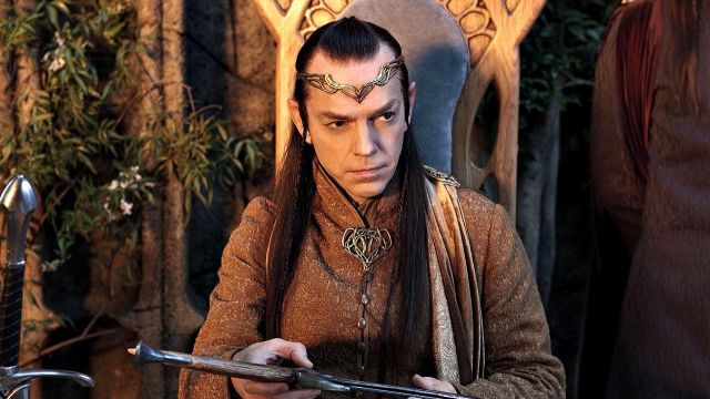 Crown worn by Elrond (Hugo Weaving) as seen in The Hobbit: An Unexpected Journey