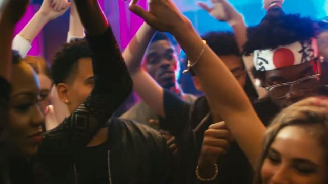 The bandana japanese in the clip It's secured DJ Khaled ft. Nas, Travis Scott