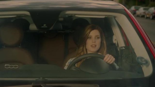 The mobile phone holder for car in the clip Get Into My Because of Echosmith