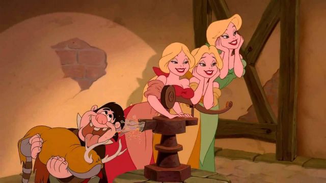 Green dress of Paulette the Bimbette in Beauty and the Beast | Spotern
