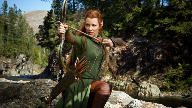 Ruban vert de Tauriel (Evangeline Lilly) dans Le Hobbit: La Désolation de Smaug