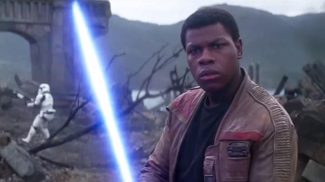 Leather Jacket worn by Finn (John Boyega) as seen in Star Wars VII: The Force Awakens