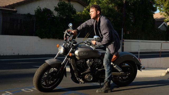 The bike of Bob Lee Swagger (Ryan Phillippe) in Shooter S01E03