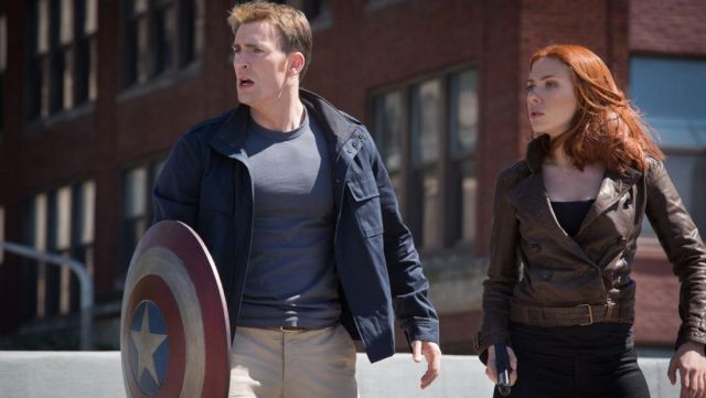 Leather Jacket worn by Black Widow (Scarlett Johansson) as seen in Captain America: The Winter Soldier