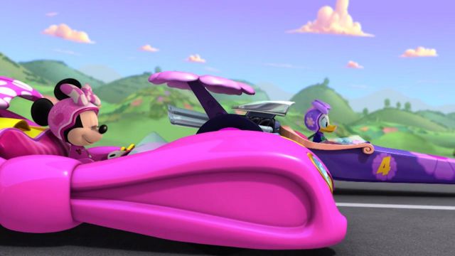 The Replica Of The Car Minnie Mouse In Mickey And Friends Top Start Spotern
