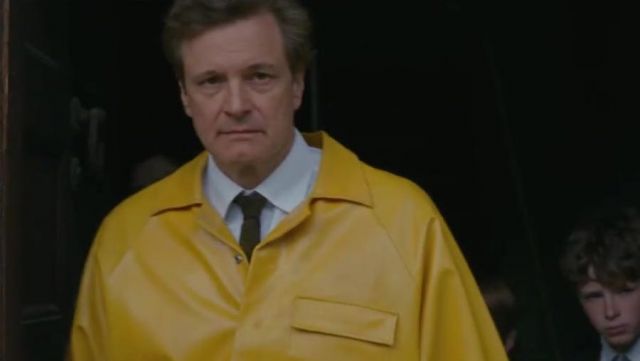 The polished yellow of Donald Crowhurst (Colin Firth) in The day of my return