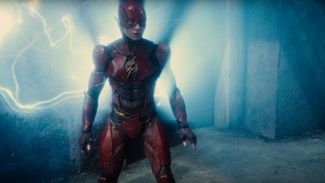 Leather Costume worn by The Flash / Barry Allen (Ezra Miller) as seen in Justice League