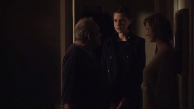 The black mantle of Suzy (Isabelle Prim) in That The Devil Takes Us