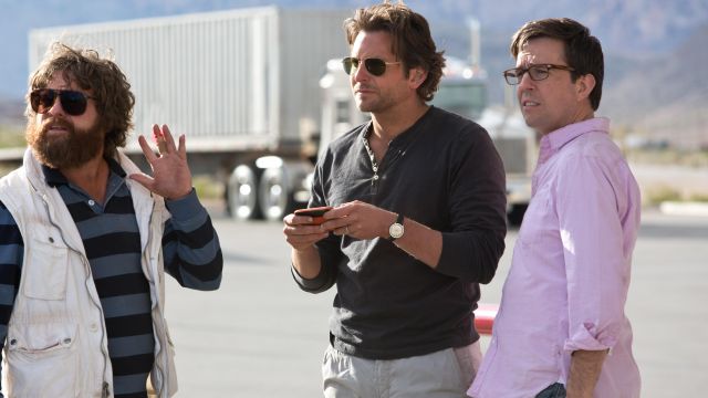The black t-shirt, long-sleeved, Phil Wenneck (Bradley Cooper) could be a Diesel" in Very Bad Trip 3