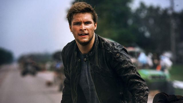 Black leather jacket worn by Shane Dyson (Jack Reynor) as seen in Transformers : age for extinction