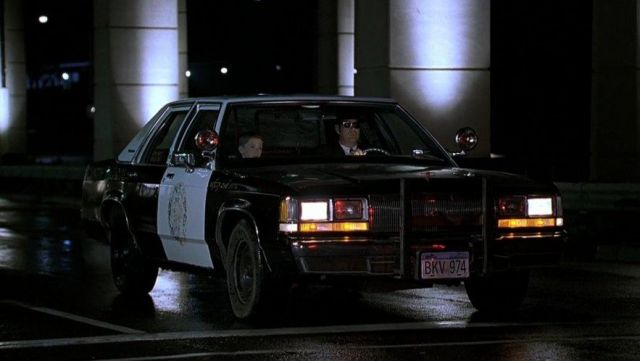 The license plate BKV 974 of the police car Elwood Blues (Dan Aykroyd) in the Blues Brothers 2000