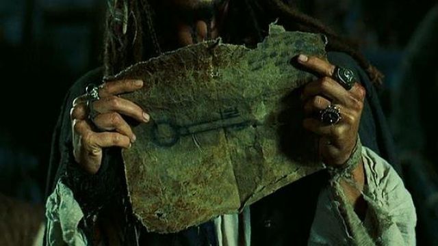Clé de Dessin de Davy Jones (Bill Nighy) comme vu dans Pirates of the Caribbean: Dead man's Chest
