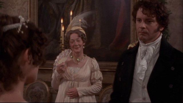 The authentic costume worn by Fitzwilliam Darcy (Colin Firth) at the ball of Netherfield in Pride and Prejudice S01E02