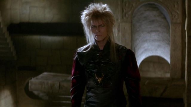 The pendant Jareth, king of goblins (David Bowie) in Labyrinth