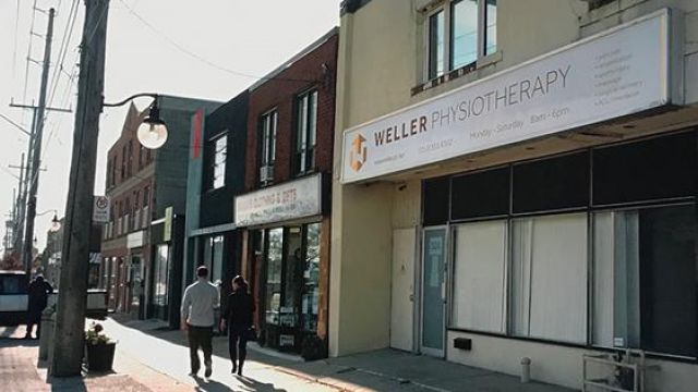 The store-Royal Furniture Warehouse Etobicoke in Canada transformed Weller Physiotherapy in Black Mirror S04E02 Archangel (Arkangel)