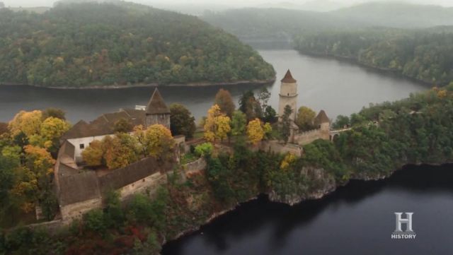 The Zvíkov Castle in the Czech Republic, fortress of Navarre in Knightfall S01E07