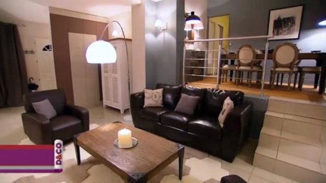 Le lampadaire en métal design vu dans l'émission D&CO