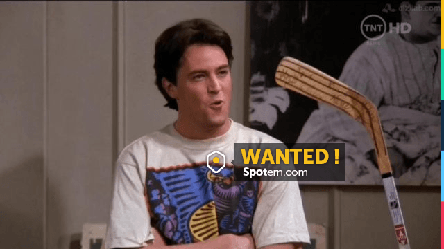 chandler bing white shirt
