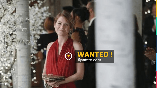 The red dress of Meredith Grey (Ellen Pompeo) in Grey's Anatonmy S09E10