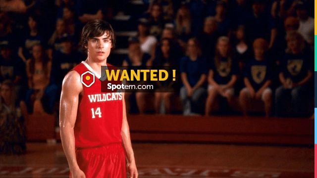 catch up Bud wake up The jersey basketball Wildcats, Troy Bolton (Zac Efron) in High School  Musical 3 : senior year | Spotern