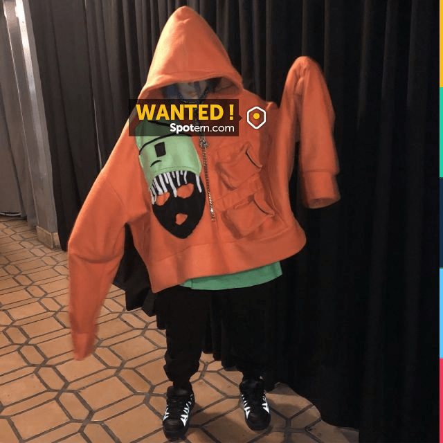 Orange billie eilish on sale hoodie