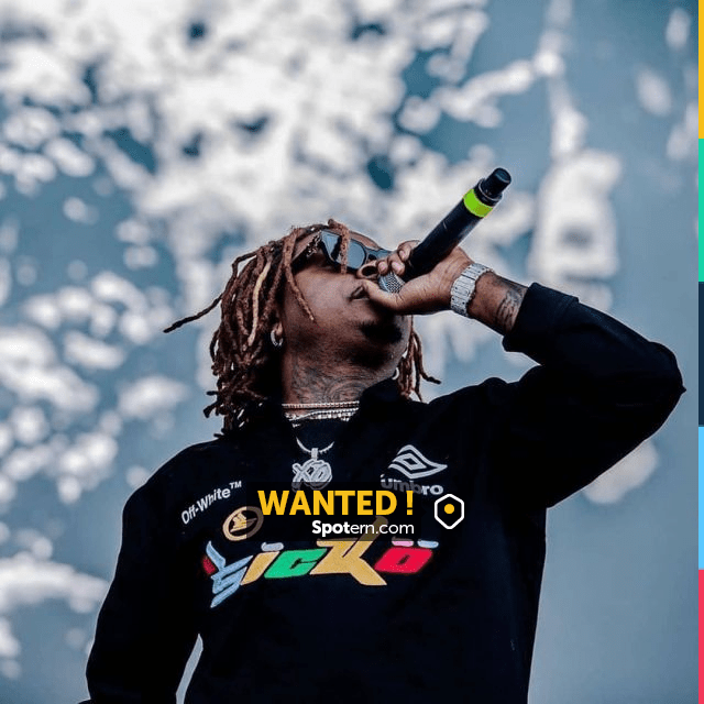 crewneck from the collab Off-White x x Sickö worn by Gunna in the Breakout Festival June 2019 | Spotern