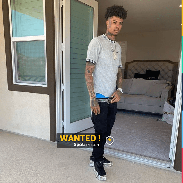 The black pants of Blueface account on the Instagram of