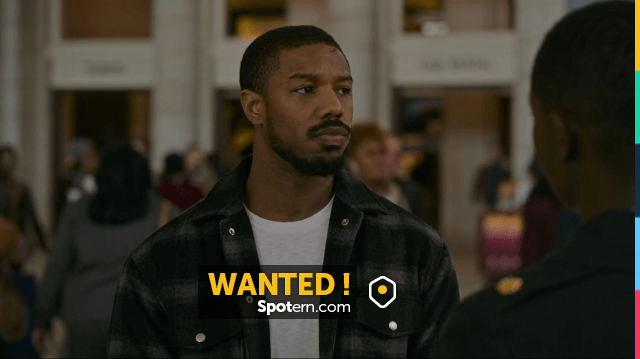 Michael B. Jordan In Gucci Double GG Stripe Jacket Promoting 'Without  Remorse