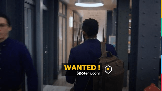 Brown leather backpack worn by Marcus Watkins (William Jackson Harper ...