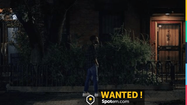 White sneakers worn by Marcus Watkins (William Jackson Harper) as seen ...