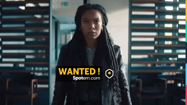 Leather jacket worn by Marie (Jaz Sinclair) as seen in Gen V TV series ...