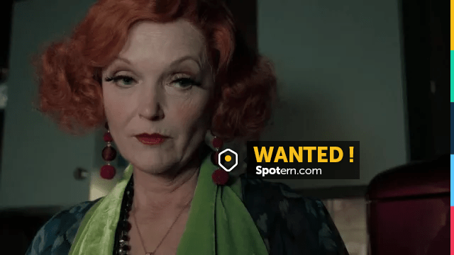 Red earrings worn by Shax (Miranda Richardson) as seen in Good Omens ...