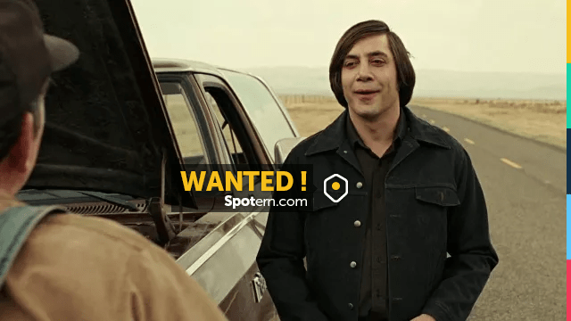 Denim jacket of Anton Chigurh (Javier Bardem) in No Country for Old Men ...