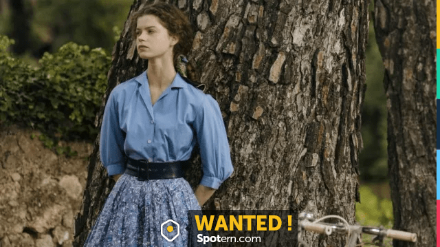 Flora print skirt worn by Teresa (Cara Bossom) as seen in Monsieur