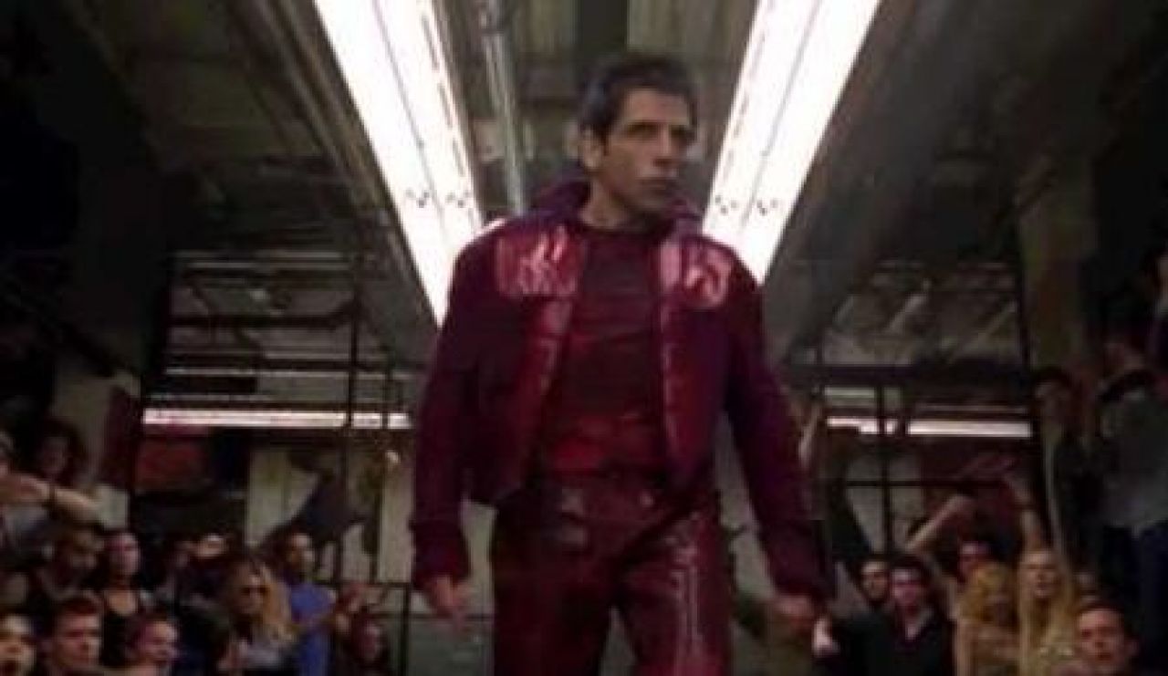 Leather jacket red of Derek Zoolander Spotern