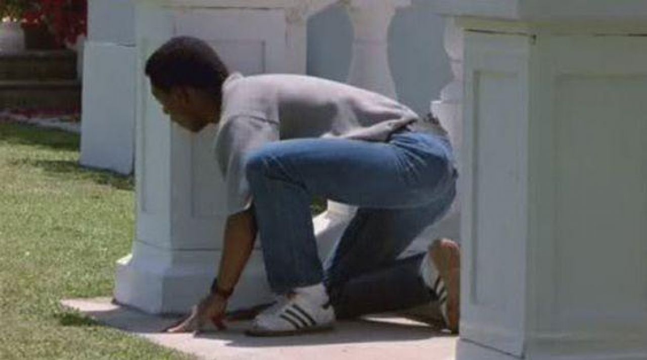 La pareja adidas de Axel Foley (Eddie Murphy) en The Beverly Hills Cop
