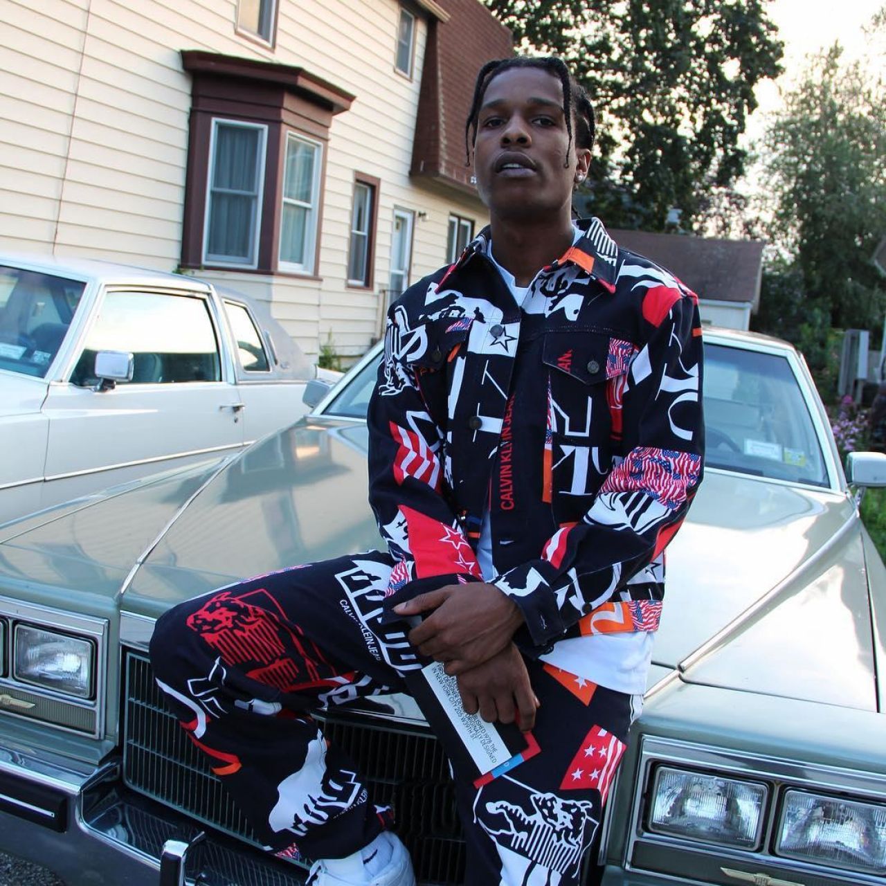 ASAP Rocky with car