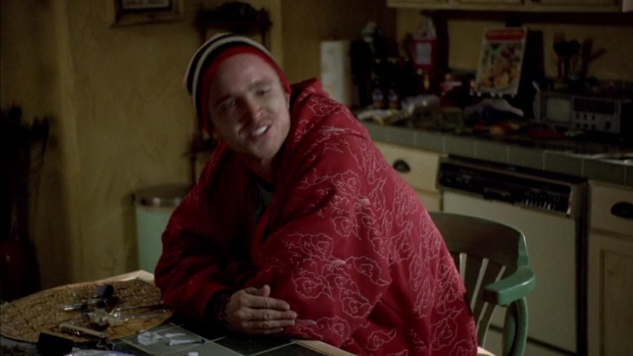 The Sweatshirt Hoody Jesse Pinkman Aaron Paul In Breaking Bad S01e02