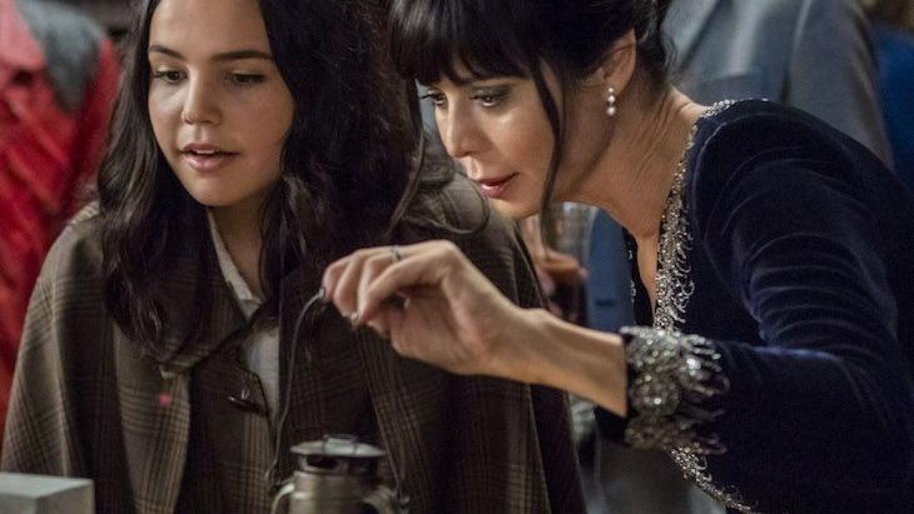 Blue and silver dress worn by Cassie Nightingale (Cather­ine Bell) in Good Witch (Season 4