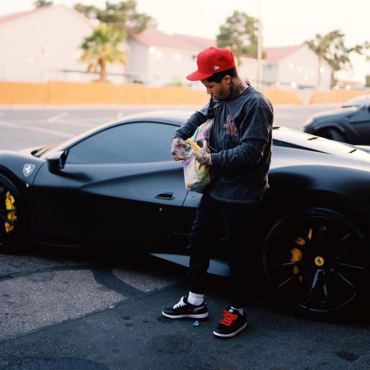 The Nike shoes of Gervonta Davis on his account Instagram gervontaa