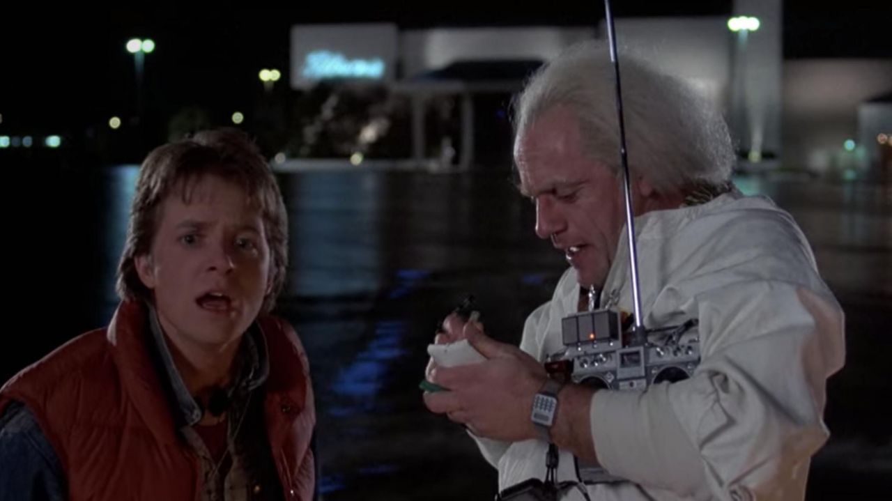 The watch of Doc / Dr. Emmett Brown (Christopher Lloyd) in the movie ...