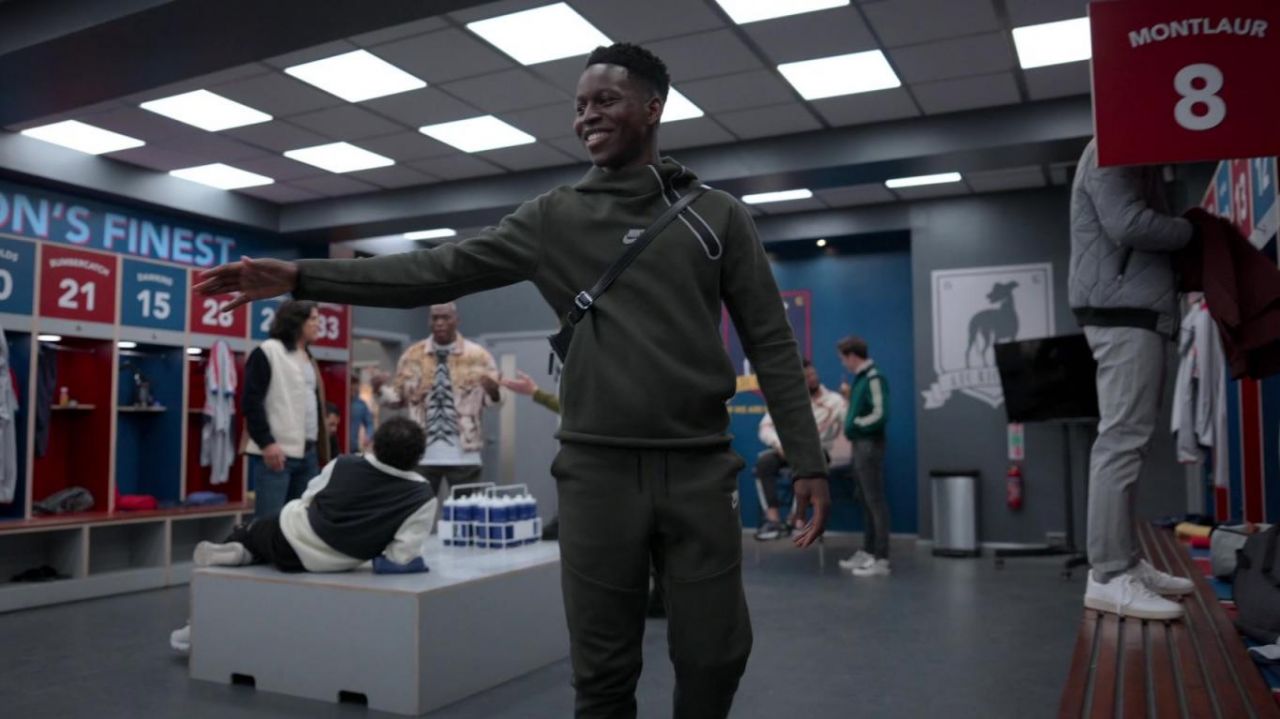 Nike track suit worn by Sam Obisanya (Toheeb Jimoh) as seen in Ted Lasso TV series wardrobe 