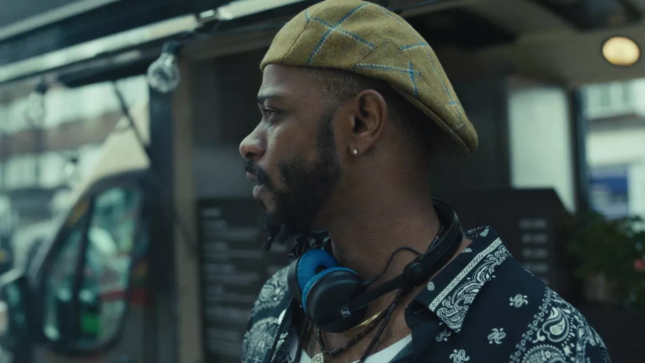 Plaid Wool Cap worn by Darius (Lakeith Stanfield) as seen in Atlanta TV