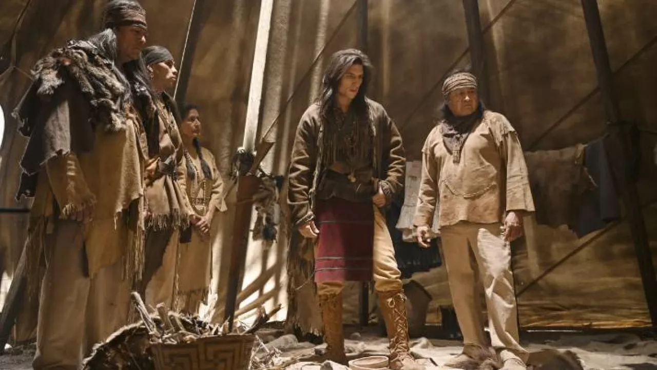 Boots worn by Calian (Justin Johnson Cortez) as seen in Walker