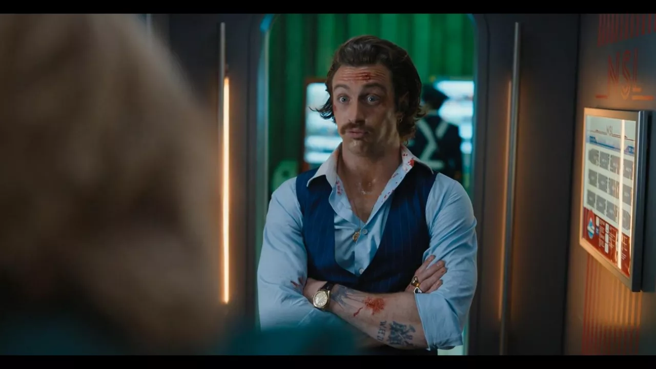 Saint Christopher Necklace worn by Tangerine (Aaron TaylorJohnson) in