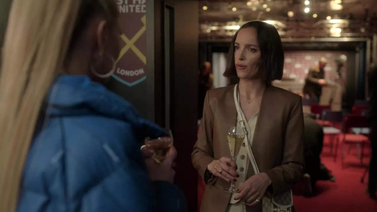 Gucci handbag worn by Anastasia Orlov (Elee Nova) as seen in Ted Lasso