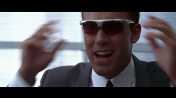 The night vision goggles was Ben Affleck in Paycheck