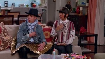 Chemise imprimée oiseaux Zara de Yara Shahidi dans Blackish